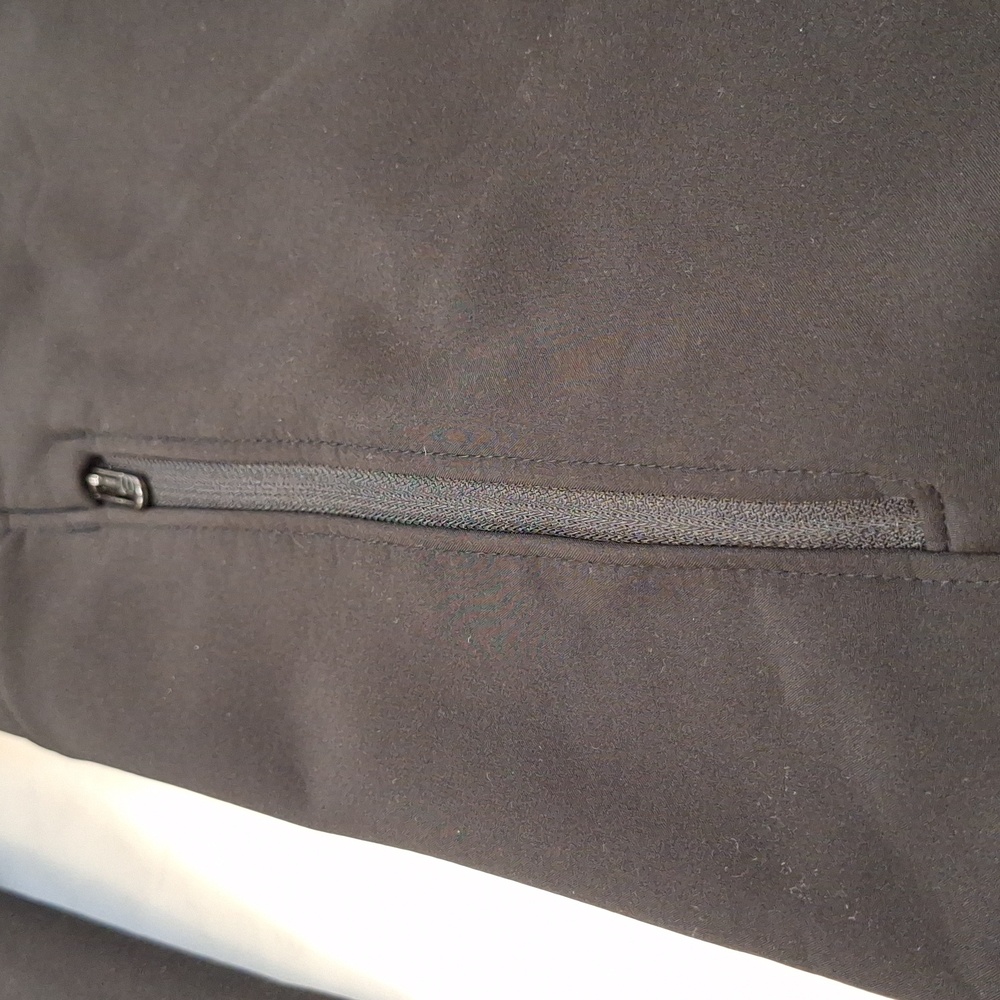 Tumi Tech Jacket Large Black Softshell Bomber Lig… - image 5